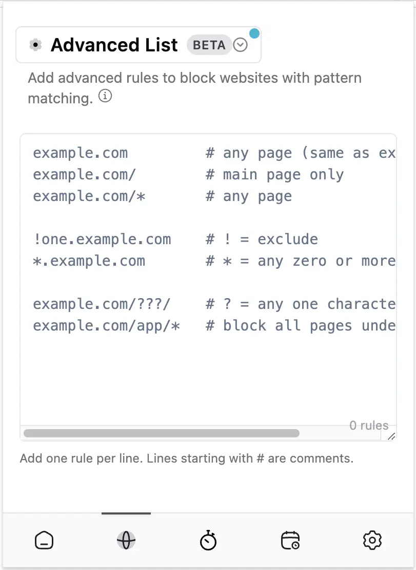 Advanced List (BETA) for Power Users  1